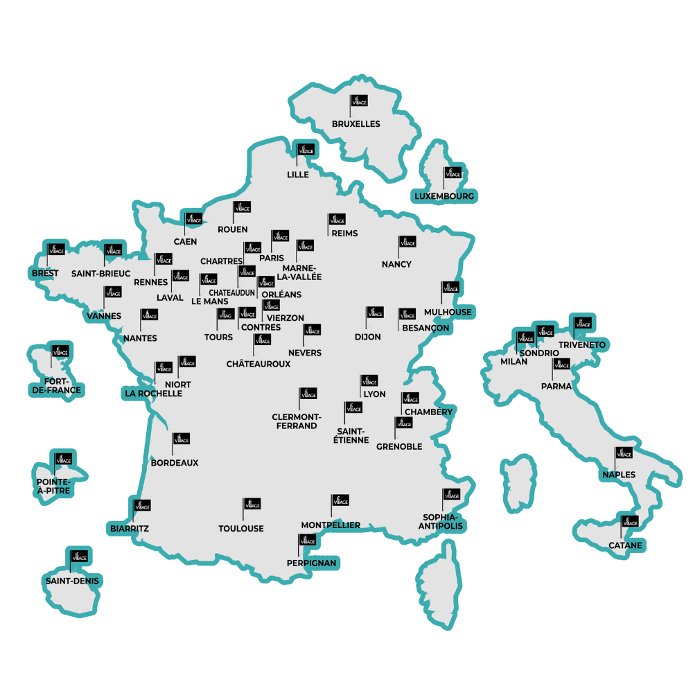 Carte des Villages by CA