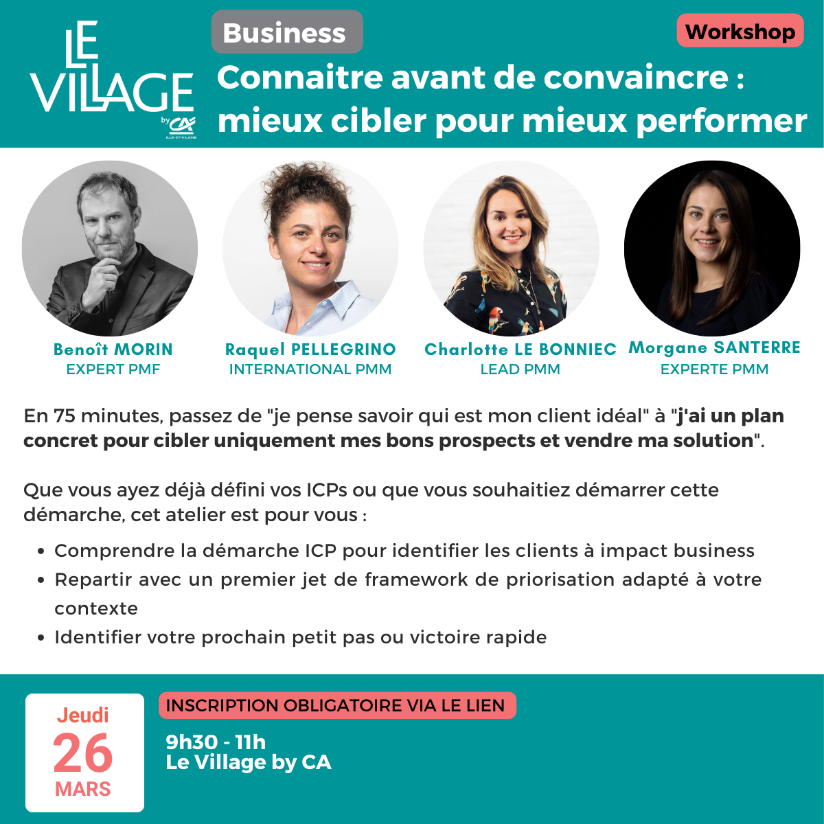 Invitations ateliers